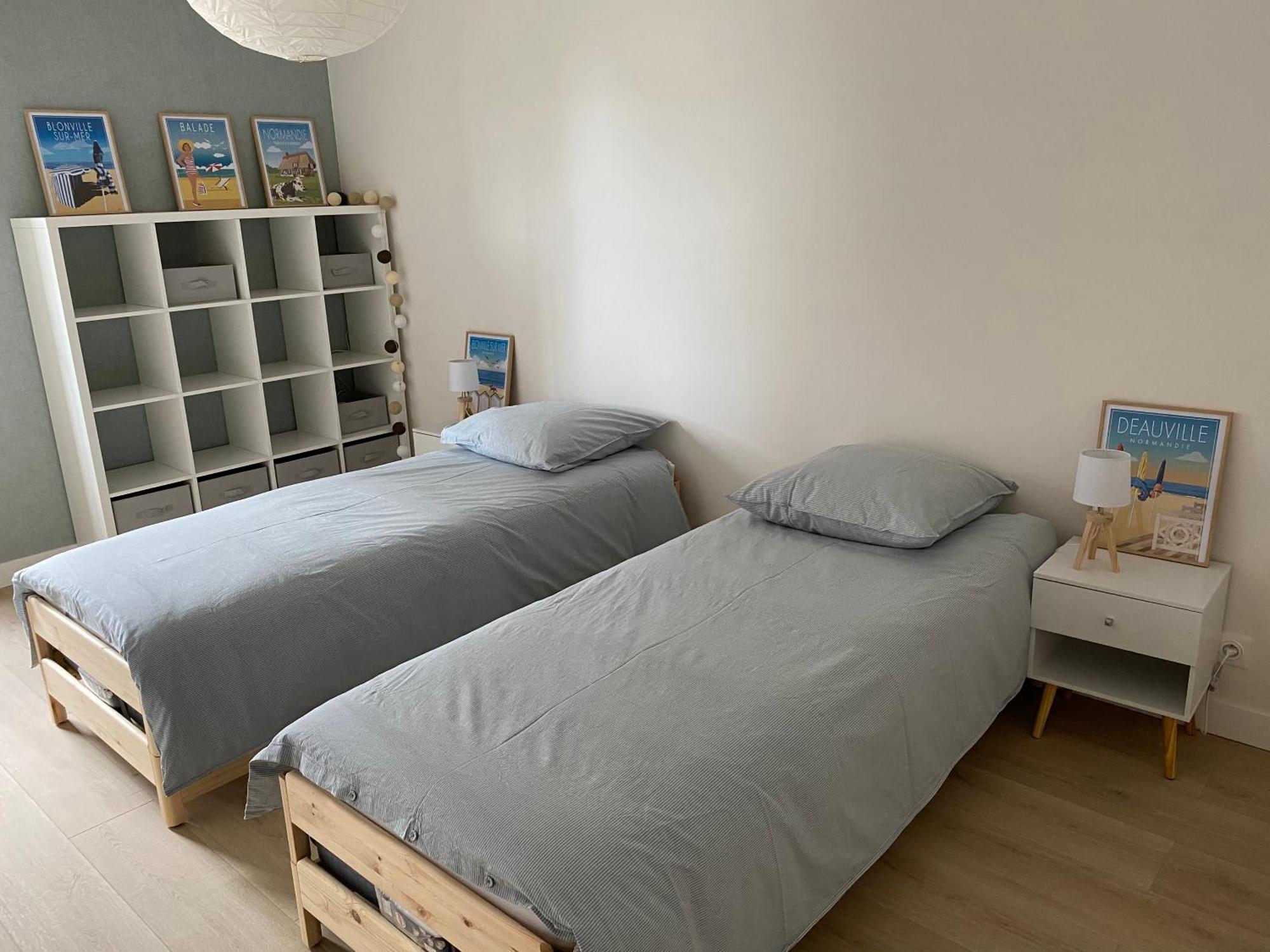 Appartement 65M2 Avec Balcon Vues Partielles Mer A 150M De La Plage Et Centre, Wifi Et Parking Prive Blonville-sur-Mer Bagian luar foto